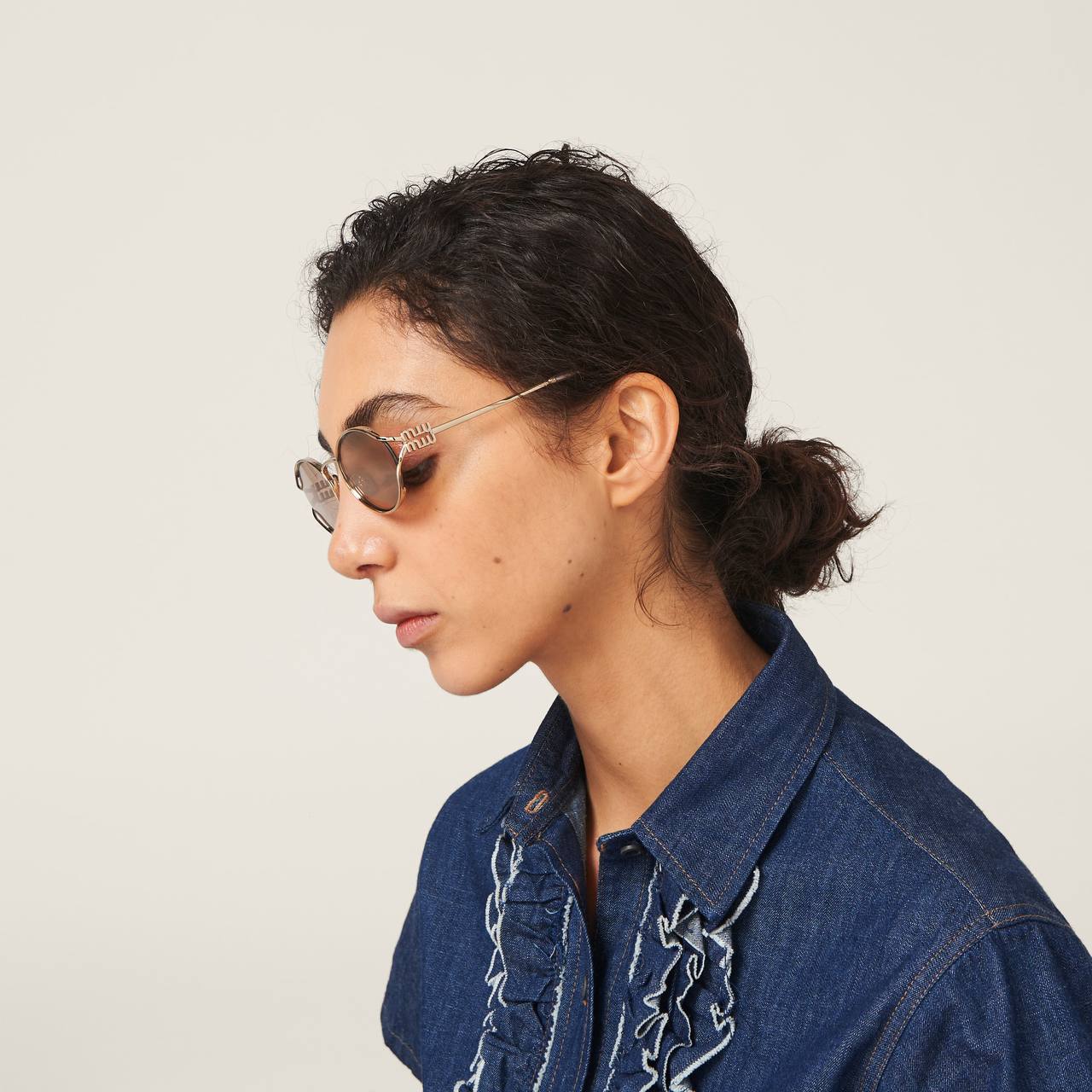 Lunettes de Soleil Ovales Vintage